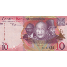 (005) ** PNew (PN26a) Lesotho - 10 Maloti (2021)
